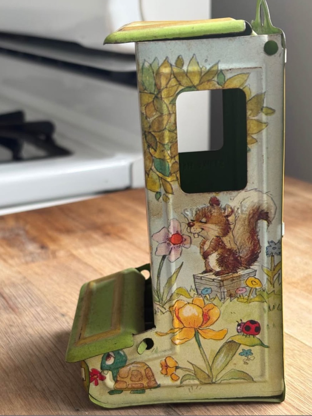 Vintage Retro Match Box Holder Anthropomorphic Dog Farmhouse Kitchen Fireplace - Picture 8 of 10